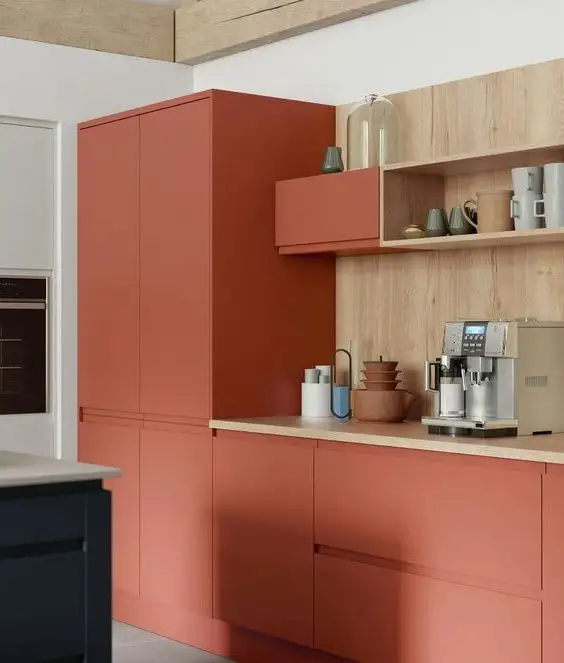 kitchen set merah 
